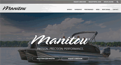 Desktop Screenshot of manitoupontoonboats.com